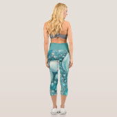 Beluga Bubbles Capri Leggings (Rückseite)