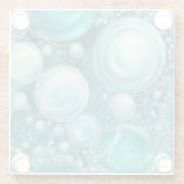 Beluga Bubbles Glasuntersetzer (Rückseite)