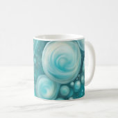 Beluga Bubbles Kaffeetasse (VorderseiteRechts)
