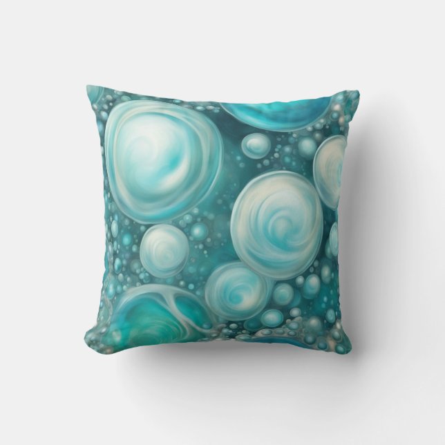 Beluga Bubbles Kissen (Vorderseite)