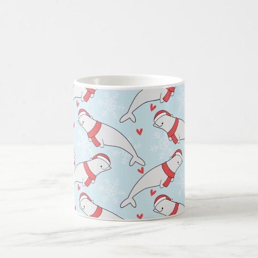 Beluga Christmas Tasse (Mittel)