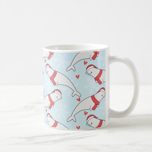 Beluga Christmas Tasse (Rechts)