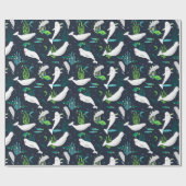 Beluga Party Geschenkpapier (Flach)