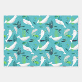 Beluga Party Geschenkpapier Set (Vorderseite 2)