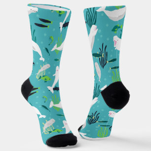 Beluga Party Socken