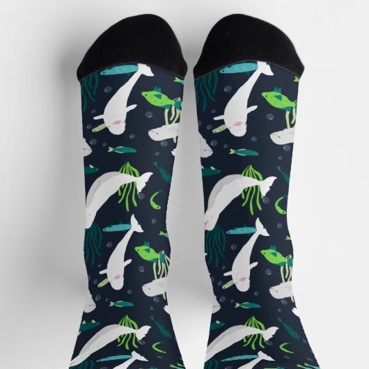 Beluga Party Socks Socken (Oben)