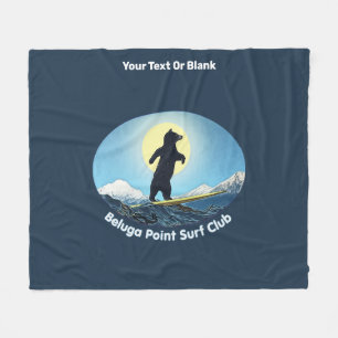 Beluga Point Surf Club Fleecedecke