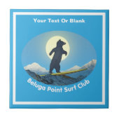 Beluga Point Surf Club Fliese (Vorderseite)