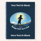 Beluga Point Surf Club Notizblock (Vorderseite)