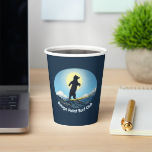 Beluga Point Surf Club Pappbecher