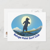 Beluga Point Surf Club Postkarte (Vorne/Hinten)