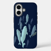Beluga-Wal iPhone-Hülle Wal Kunst Samsung-Hüllen Case-Mate iPhone Hülle (Rückseite)