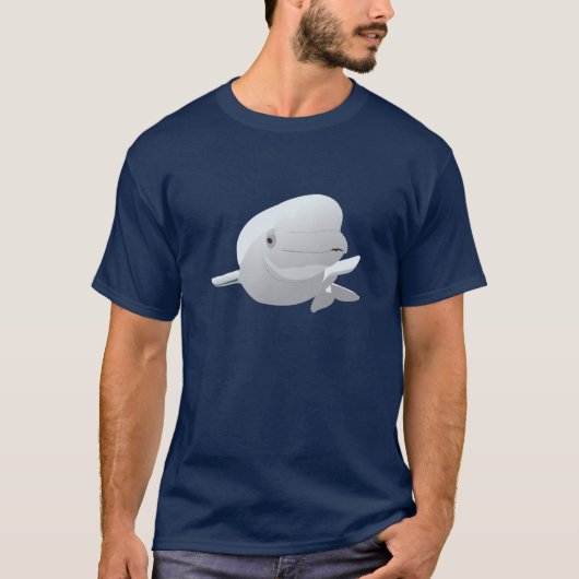 Beluga Wal T-Shirt (Vorderseite)