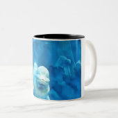 Beluga-Wal-Tasse Zweifarbige Tasse (VorderseiteRechts)
