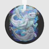 Beluga-Wale Ornament (Rückseite)