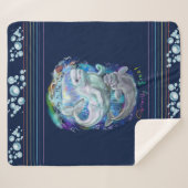 Beluga-Wale Sherpadecke (Vorderseite (Horizontal))