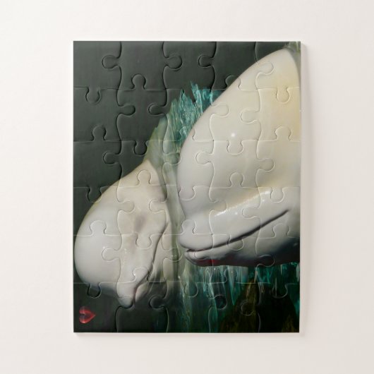 Beluga Whale Alaska Puzzle (Vertikal)