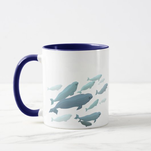 Beluga Whale Art Tasse Marinelife Coffee Cup (Links)