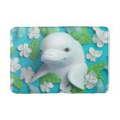 Beluga Whale Bath Room Rug Mat Wohngestaltung Badematte (Vorderseite)