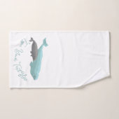 Beluga Whale Bath Set Whales Badezimmer Handtücher (Handtuch)