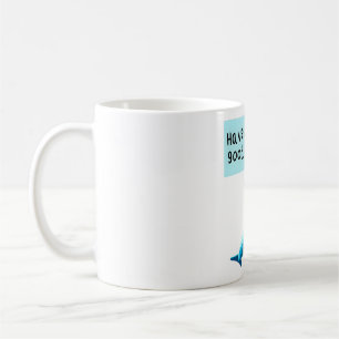 Beluga Whale Birthday Artwork Playful Marine Mamma Kaffeetasse