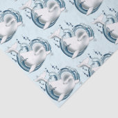 Beluga Whale Blue Seidenpapier (Detail)