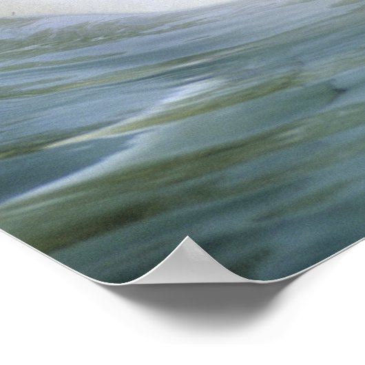 Beluga Whale, Delphinapterus leucas), Captive Poster (Ecke)