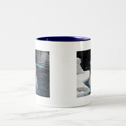 Beluga Whale Geschenke Zweifarbige Tasse (Mittel)