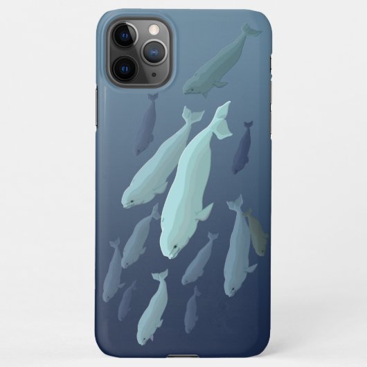 Beluga Whale iPhone Cases Whale Smartphone Hüllen iPhone Hülle (Rückseite)
