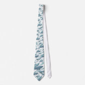Beluga Whale Krawatte Blue Beluga Whales Neckties (Vorderseite)