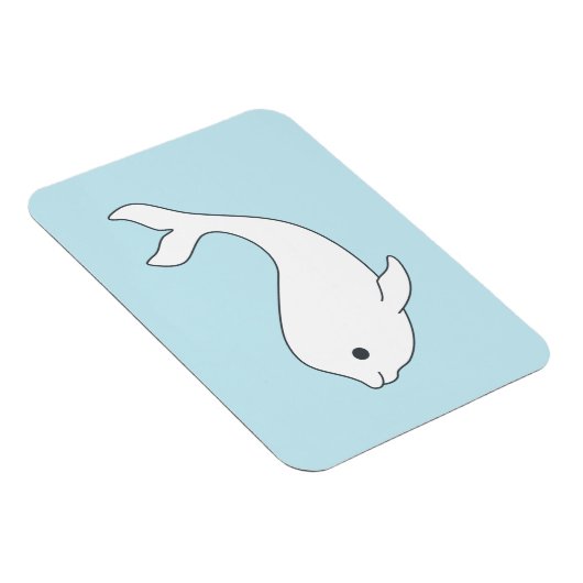 Beluga Whale Magnet (Rechte Seite)
