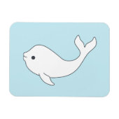 Beluga Whale Magnet (Horizontal)