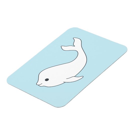 Beluga Whale Magnet (Linke Seite)