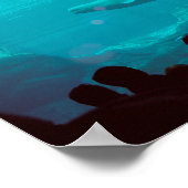 Beluga Whale New Year Poster (Ecke)