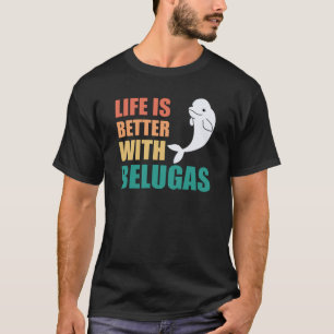 Beluga Whale Niedliche Tiere für Kinder T-Shirt