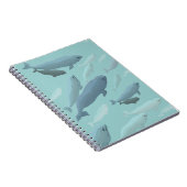 Beluga Whale Notebook Whale Art Journal Book Notizblock (Rechte Seite)