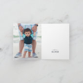 Beluga Whale Ocean | Foto Vielen Dank Dankeskarte (Innenseite)