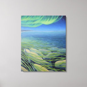 Beluga Whale Painting Canvas Print Leinwanddruck