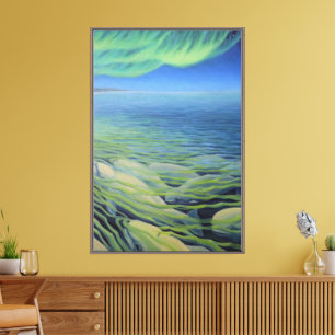 Beluga Whale Painting Canvas Print Leinwanddruck