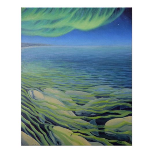 Beluga Whale Painting Prints & Posters Poster (Vorderseite)