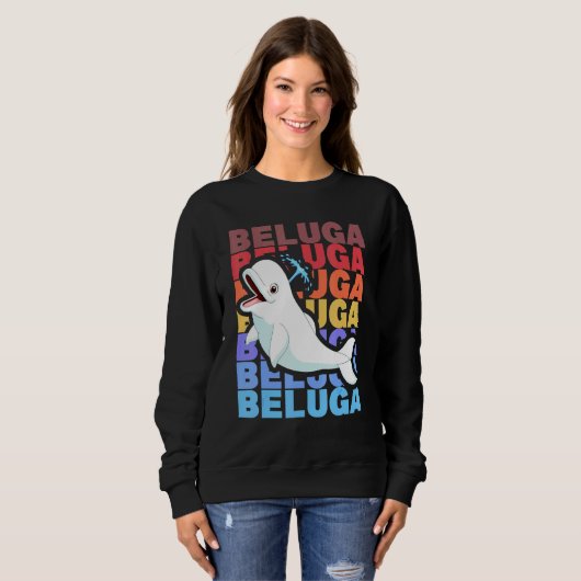 Beluga Whale Sweatshirt (Vorne ganz)