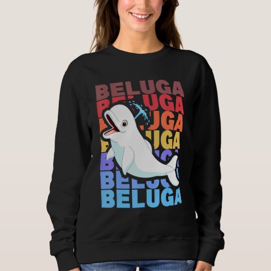Beluga Whale Sweatshirt (Vorderseite)