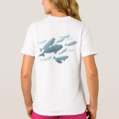 Beluga Whale T - Shirt Bio Whale Art Shirt