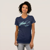 Beluga Whale T - Shirt Niedlich Whale Art Shirts (Vorne ganz)