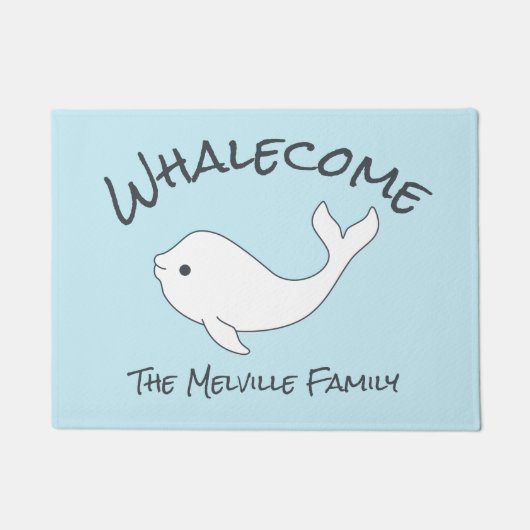 Beluga Whalecome Fußmatte (Vorderseite)