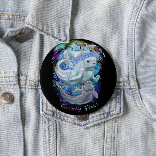 Beluga Whales Button (Beispiel)
