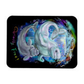 Beluga Whales Magnet (Horizontal)