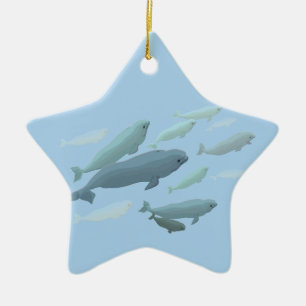 Beluga Whales Ornament Personalisiert Whale Orname
