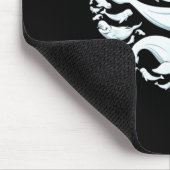 Beluga Whales Valentine Days For Kids Boy Girl Men Mousepad (Ecke)