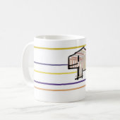Belugawal-Sommerfreude Kaffeetasse (Vorderseite Links)